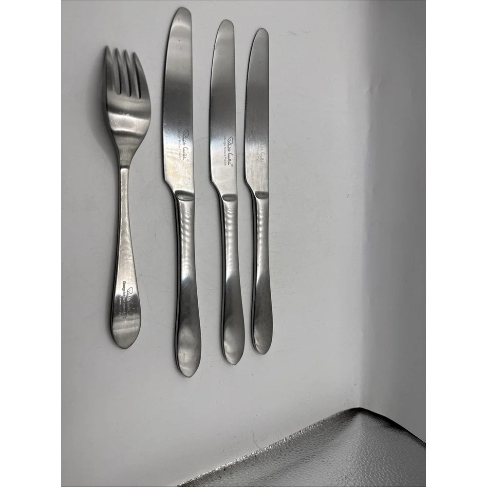 Robert Welch 3 Butter Knifes And 1 Fork